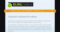 Desktop Screenshot of elbilgotland.se