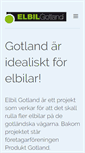 Mobile Screenshot of elbilgotland.se