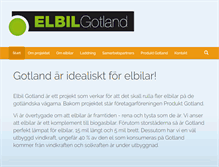 Tablet Screenshot of elbilgotland.se